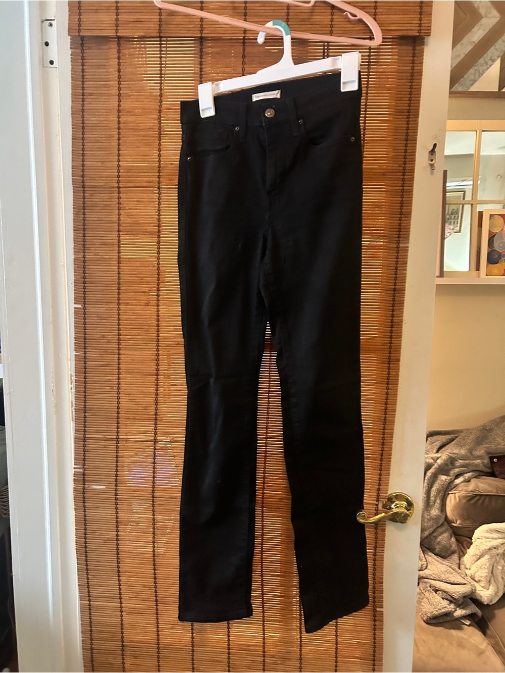 Signature by Levi Strauss Black Straight-Leg Women's Jeans
